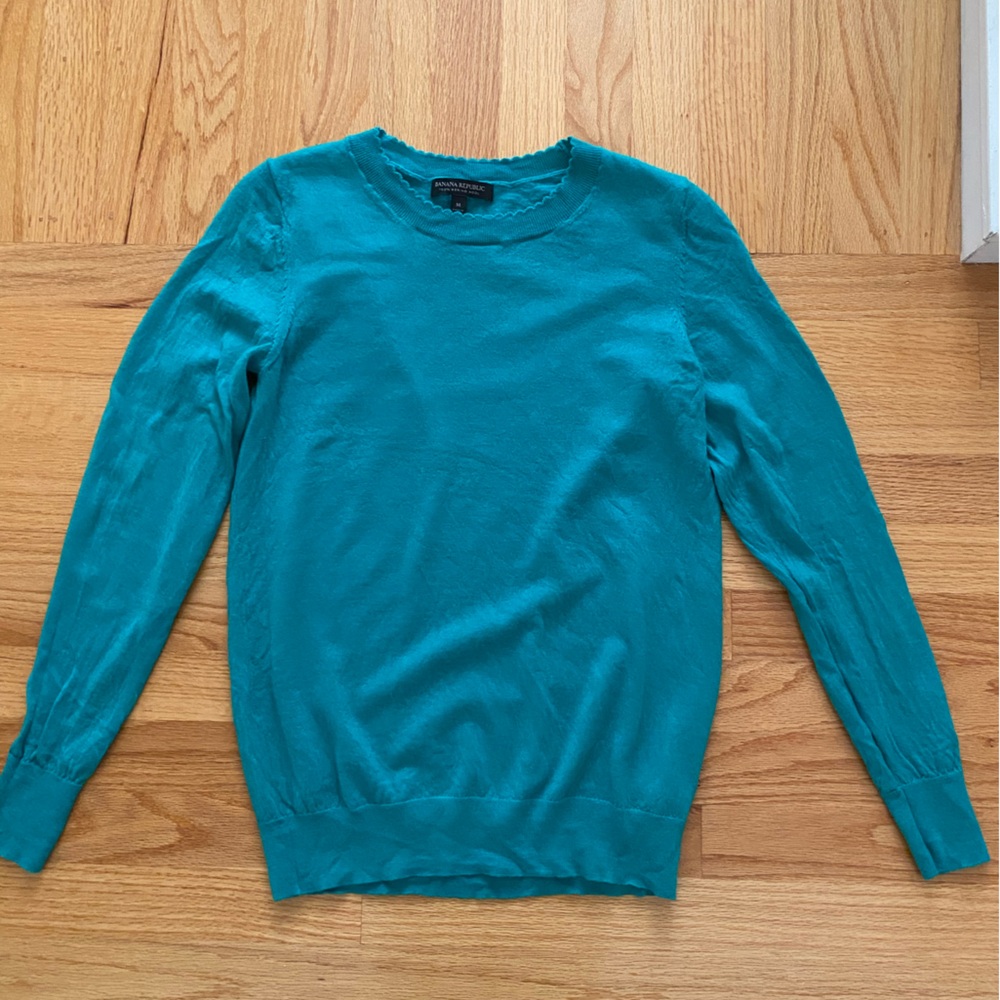 Teal Long Sleeve Sweater